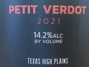 2021 Petit Verdot