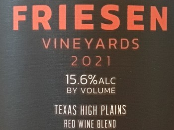 2021 Friesen Blend