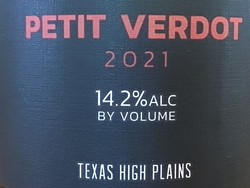 2021 Petit Verdot