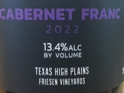 2022 Cabernet Franc